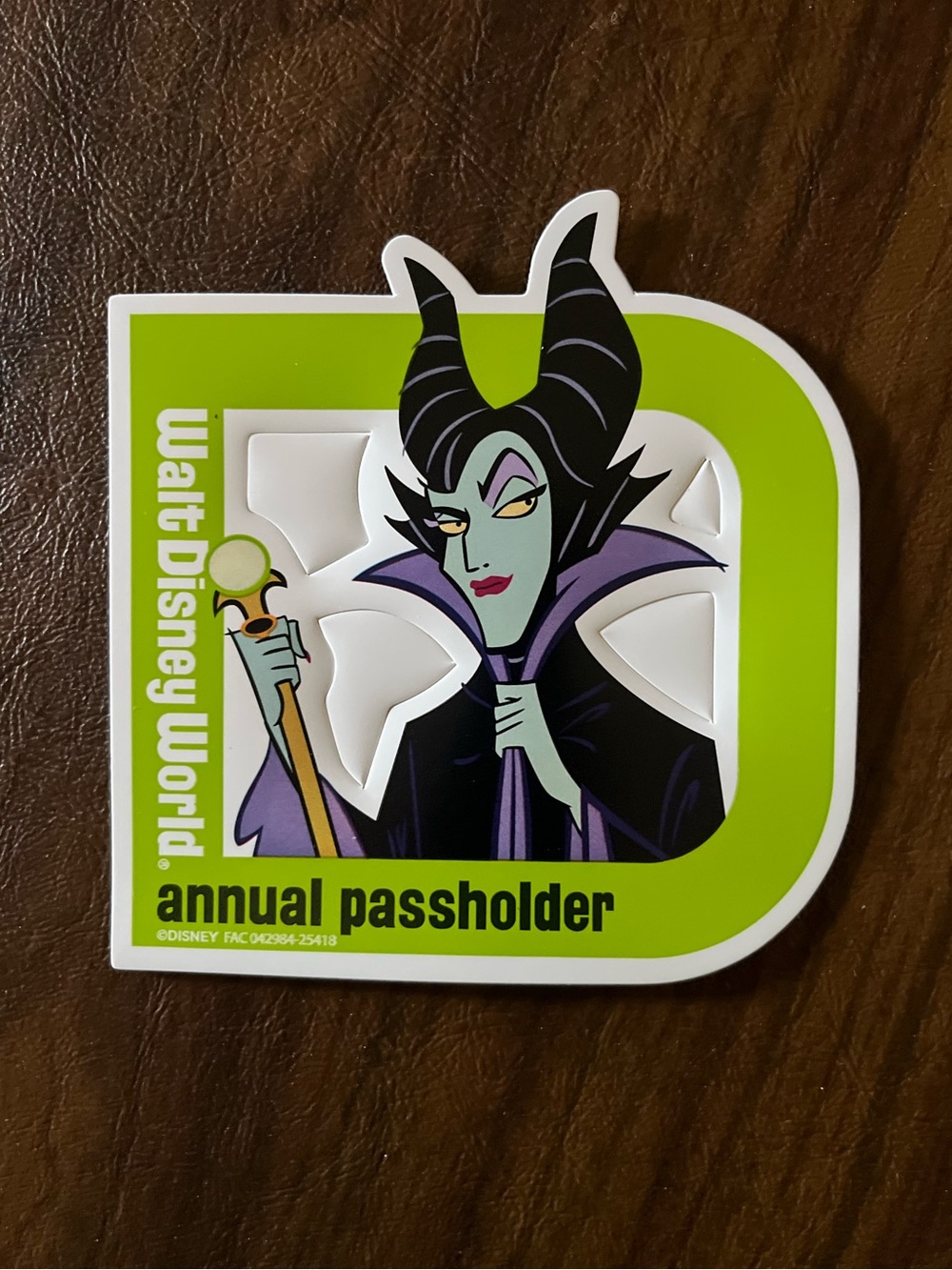 New Walt Disney World Annual Passholder Magnet Featuring Malificent